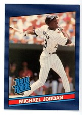 RARE 1993-94 Stadium Sports MICHAEL JORDAN Rated Rookie Baseball Card White Sox