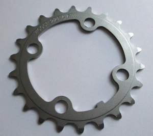 Nuevo Plato Interior FSA 22T 64mm BCD 4 Pernos 4 Brazos Gris Acero MTB Híbrido Triple - Imagen 1 de 1