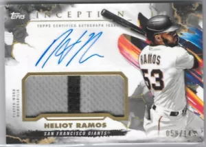 2023 Topps Inception - Inception Autograph Patch #IAP-HR Heliot Ramos /149 - Bild 1 von 3