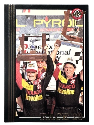 HOF'ers DAVEY ALLISON & ROBERT YATES 1992 Maxx Black PHOENIX WINNER Card #292 - Image 1 of 3