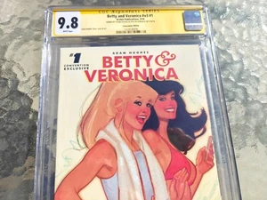 BETTY AND VERONICA #1 CGC 9.8 SS Signed by HUGHES & Villarrubia Convention Exclu - Picture 1 of 2