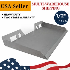 1/2" Skid Steer Mount Plate Loader Quick Attachment Adapter For Bobcat & Kubota - Picture 1 of 9