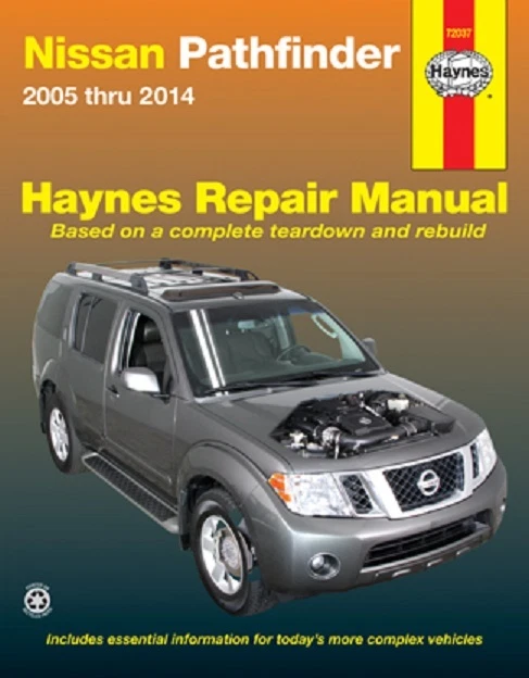 2005-2014 Nissan Pathfinder Haynes Repair Service Workshop Shop Manual Book 1456 - Image 1 of 1