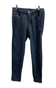 Pantalones chinos Lululemon para hombre 32 x 32 azul marino ABC ajustados clásicos de rendimiento deportivo - Imagen 1 de 10