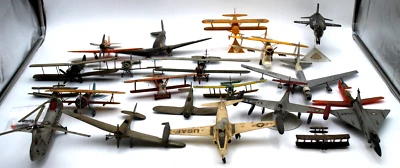 20pc CNY Vintage Parts Lot Airplanes Jet Planes Helicopter Experimental Models - Image 1 of 4
