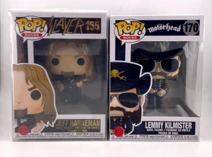 Funko POP! Rocks Konvolut Slayer Jeff Hanneman 155 Motorhead Lemmy Kilmister 170 - Bild 1 von 4