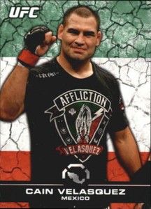 2013 Topps UFC Bloodlines Flag Parallel #1 Cain Velasquez /  188 