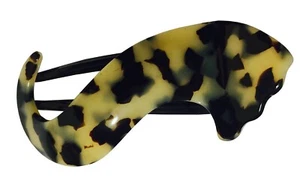 Garra de pico lateral French Amie Crochet blanco Tokio mediana hecha a mano - Imagen 1 de 4