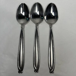 Hampton Silversmiths Concorde FROSTED Stainless TABLESPOONS Set Of 3 - Picture 1 of 8
