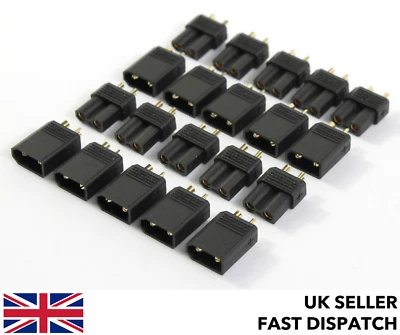 10 x Pairs Black XT30 Male & Female Connectors/Plugs/Socket RC LiPo Battery RC - Image 1 of 4