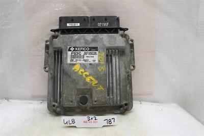 391102BAS1 Hyundai Accent 2012-14 блок управления двигателем модуль ECU 4L8 787 B2 - Изображение 1 из 4