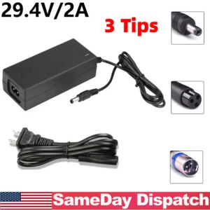 29.4 V 2A Scooter E-Bike Battery Power Cord Adapter For 24 Volt Li-ion Battery - Picture 1 of 7