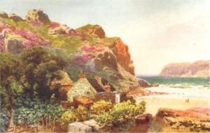 CHANNEL ISLANDS. La Cotte, St. Brelade, Jersey 1904 old antique print picture - Picture 1 of 1