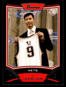 2008 Bowman #9 Yi Jianlian Near Mint