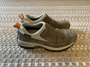 MERRELL Polar Moc Waterproof Suede Polartec Slip-on Loafers Shoes 7.5 - Picture 1 of 12