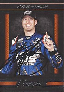 AUTOGRAPHED Kyle Busch 2016 Panini Torque Racing (#18 NOS Energy Drink Team) Xfi