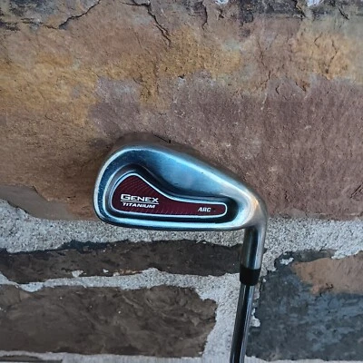 RH NICKENT GENEX Titanium ARC  7 Iron Regular Flex Steel Shaft Std Length Lie - Image 1 of 4