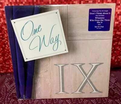 1986 One Way “One Way IX” MCA Records MCA-5823 LP. (Factory Sealed W/Tear) - Image 1 of 4