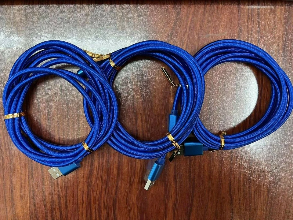 3-Pack 6ft Samsung USB Type C Fast Charging Cable Galaxy S20 S9 S10 Plus Note 20 - Image 1 of 4