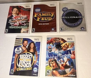 Lot Of 5 Game Night Wii Games TV Show Version Tested Working Read - Picture 1 of 7