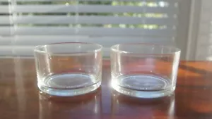 2 x British Airways Club World Business Class Glass Fruit Dish Nibbles Bowls - Picture 1 of 7
