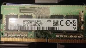 Samsung DDR4 8GB 1Rx16 PC4-3200-AA for Lenovo, Dell, Mac notebook - Bild 1 von 2