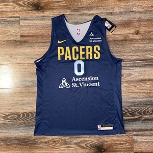 New Nike Indiana Pacers Tyrese Haliburton #0 NBA Reversible Pratice Jersey LARGE - Picture 1 of 9