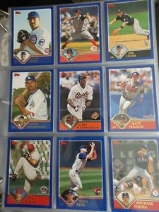 2003 Topps base set 501-721 Pick from drop down