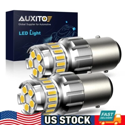 Светодиодные обратные резервные лампы AUXITO 1156 7506 белые 6500K Canbus без ошибок 2 шт. - Изображение 1 из 4