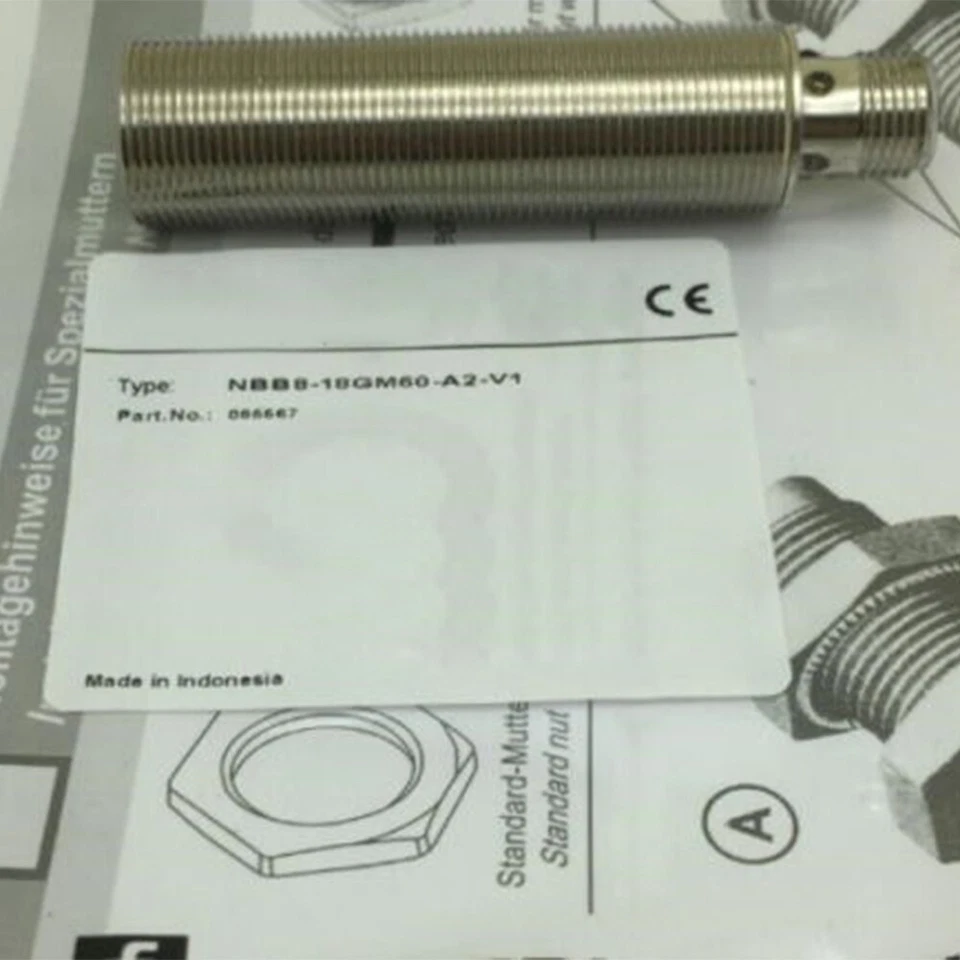 NBB8-18GM60-A2-V1 NBB818GM60A2V1 Inductive Proximity Sensor For Pepperl+ Fuchs - Image 1 of 1
