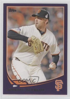 2013 Topps Toys R Us Purple Jeremy Affeldt #371 - Image 1 of 2