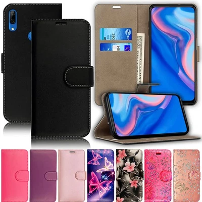 For Huawei P Smart 2017, 2020 P Smart Z Leather Flip Magnetic Phone Case Cover - Image 1 of 4