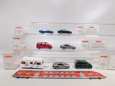 6X Wiking H0 1:87 MB 063 CLK Caravans 159 S-Klasse 219 288 Mint+Box #DP686-0,5 - Immagine 1 di 4