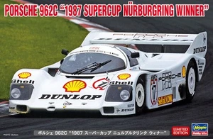 KIT MODELLINO AUTO HASEGAWA PORSCHE 962C 1987 SUPERCUP NURBURGRING WINNER 1/24 - Foto 1 di 4