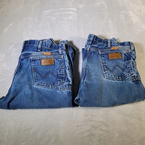 2 x Wrangler Jeans Uomo 35x30 Blu Relaxed Fiamma Resistente FR Abbigliamento da Lavoro NFPA 2112 - Foto 1 di 24