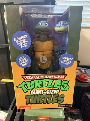 NECA 1:4 TMNT Tortugas Ninja Adolescentes Mutantes Tortugas Tamaño Gigante Dibujos Animados Leonardo Foto 1 de 2