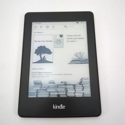 Amazon Kindle Paperwhite 7th Generation 4GB eReader - Black - WiFi #7595 - Image 1 of 4