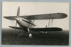EARLY AVIATION BRITISH AEROPLANE ANTIQUE REAL PHOTO POSTCARD RPPC - Picture 1 of 2