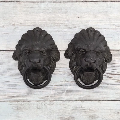 Винтажный выдвижной ящик с головой льва (2) поворотное оборудование архитектурный ремонт  - Изображение 1 из 4