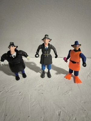 Lot of 3 Vintage Inspector Gadget Figures 1991 Burger King three figures clean  - Image 1 of 4