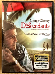 The Descendants DVD (2012) Widescreen | George Clooney | Drama| Factory-Sealed - Picture 1 of 3