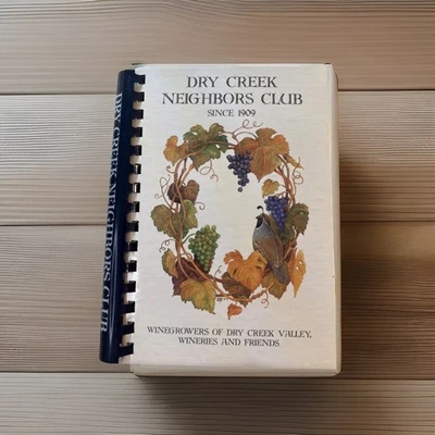 California Wine Winery Dry Creek CA Cookbook Healdburg Winegrower Sonoma County Foto 1 de 4