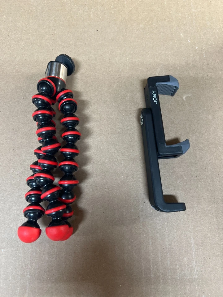 JOBY GorillaPod GO Content Creator travel Tripod for iPhone Samsung LG Pixel red - Image 1 of 2