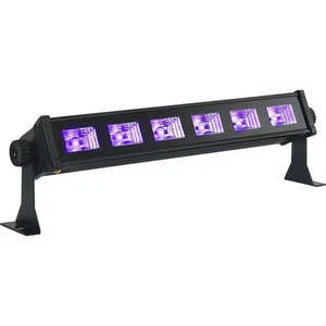 IBIZA LED-UVBAR6 UV Schwarzlicht LEISTE 6x3 WATT PARTY DISCO CLUB DEKO MUSIK DJ - Bild 1 von 8