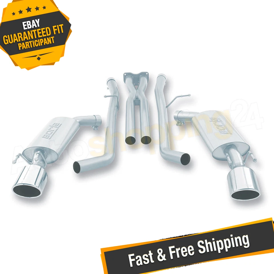 Borla 140165 S-Type Classic Catback Exhaust for 2005-2006 Pontiac GTO 6.0L Coupe Foto 1 de 4