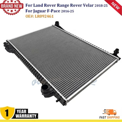 New Radiator Assembly for Jaguar F-Pace Land Rover Range Rover 2.0L LR092461 US Foto 1 de 4