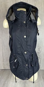 YMI Hoodie Vest Light Weight Cargo Pocket Windbreaker Women’s Size Large - Picture 1 of 16
