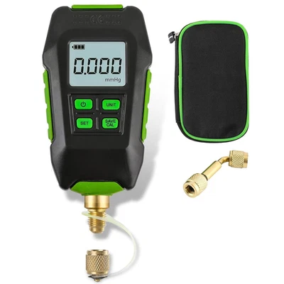 Digital Vacuum Gauge, HVAC Micron Gauge with Backlight Display, 0‑10000Pa Pre... - image 1 of 4