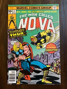A man called NOVA #4 MARVEL 1978 KEY 1ST APPEARANCE OF CORRUPTOR - Picture 1 of 2