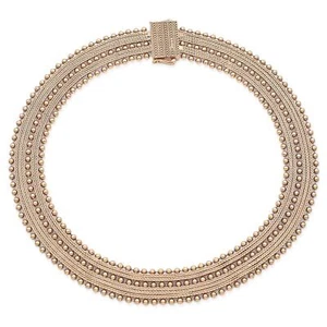 Vintage Monet Gold Plated Brass Collar Necklace - Picture 1 of 4